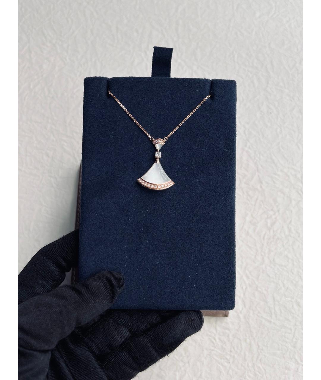 BVLGARI Золотое колье из розового золота, фото 4