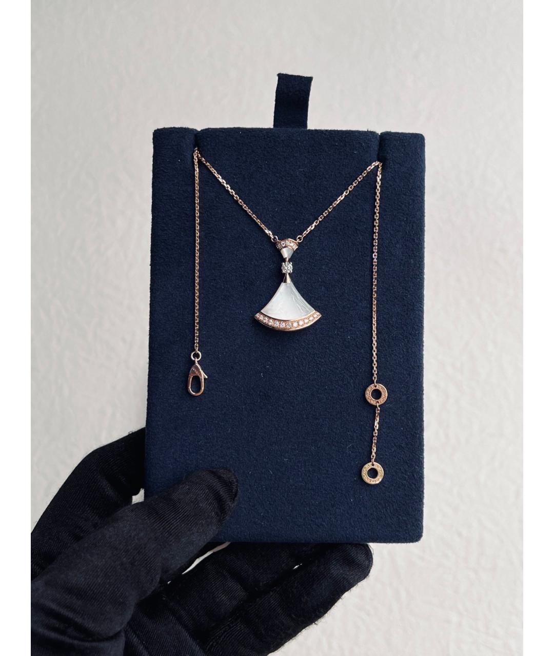 BVLGARI Золотое колье из розового золота, фото 2