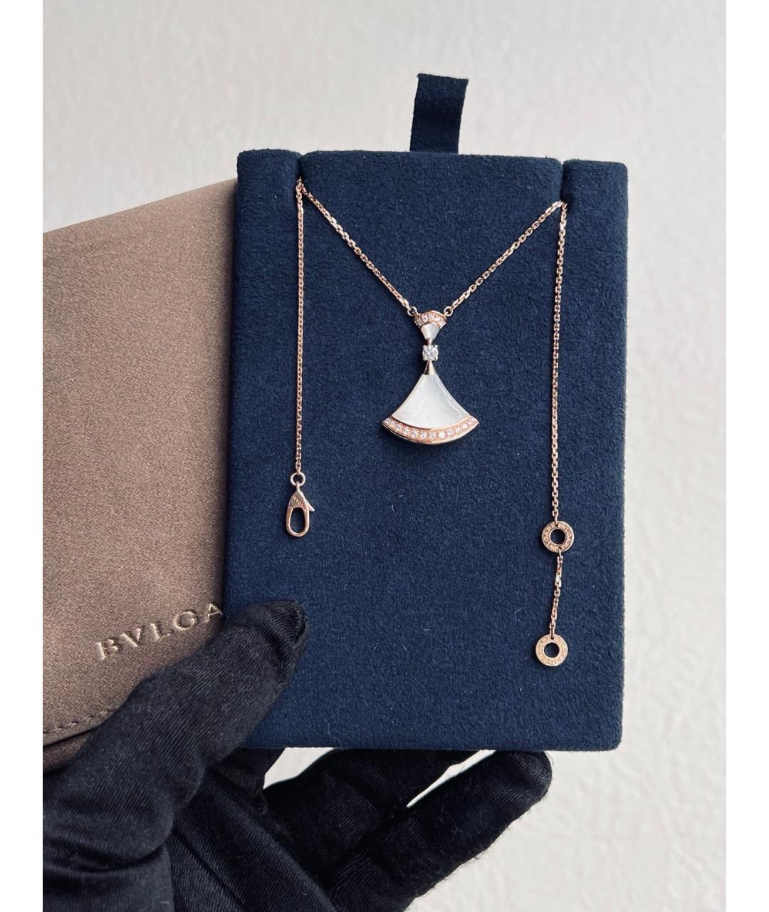 BVLGARI Золотое колье из розового золота, фото 3