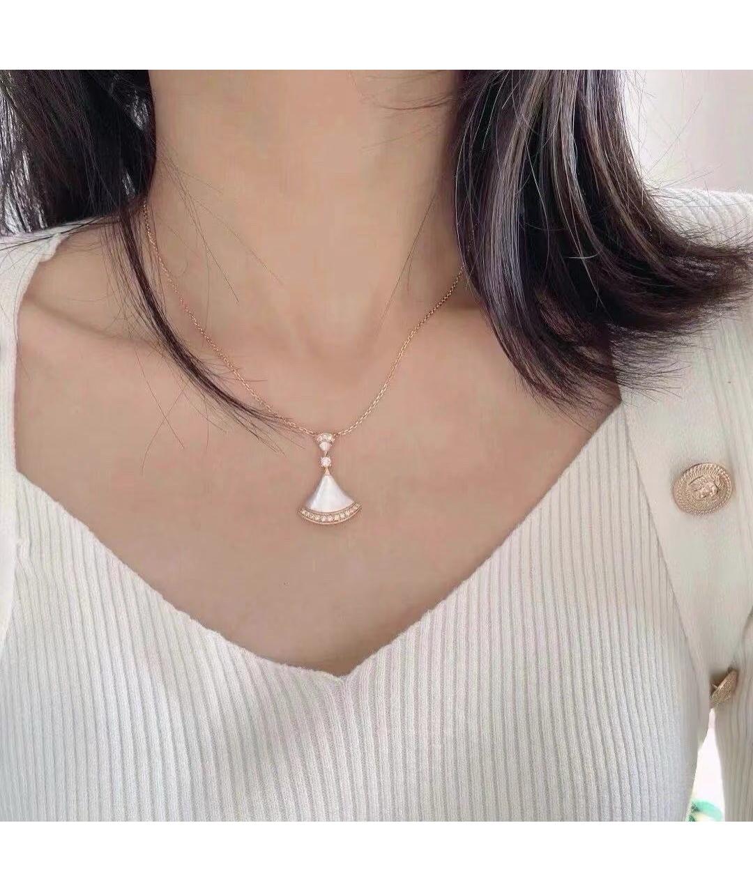 BVLGARI Золотое колье из розового золота, фото 6