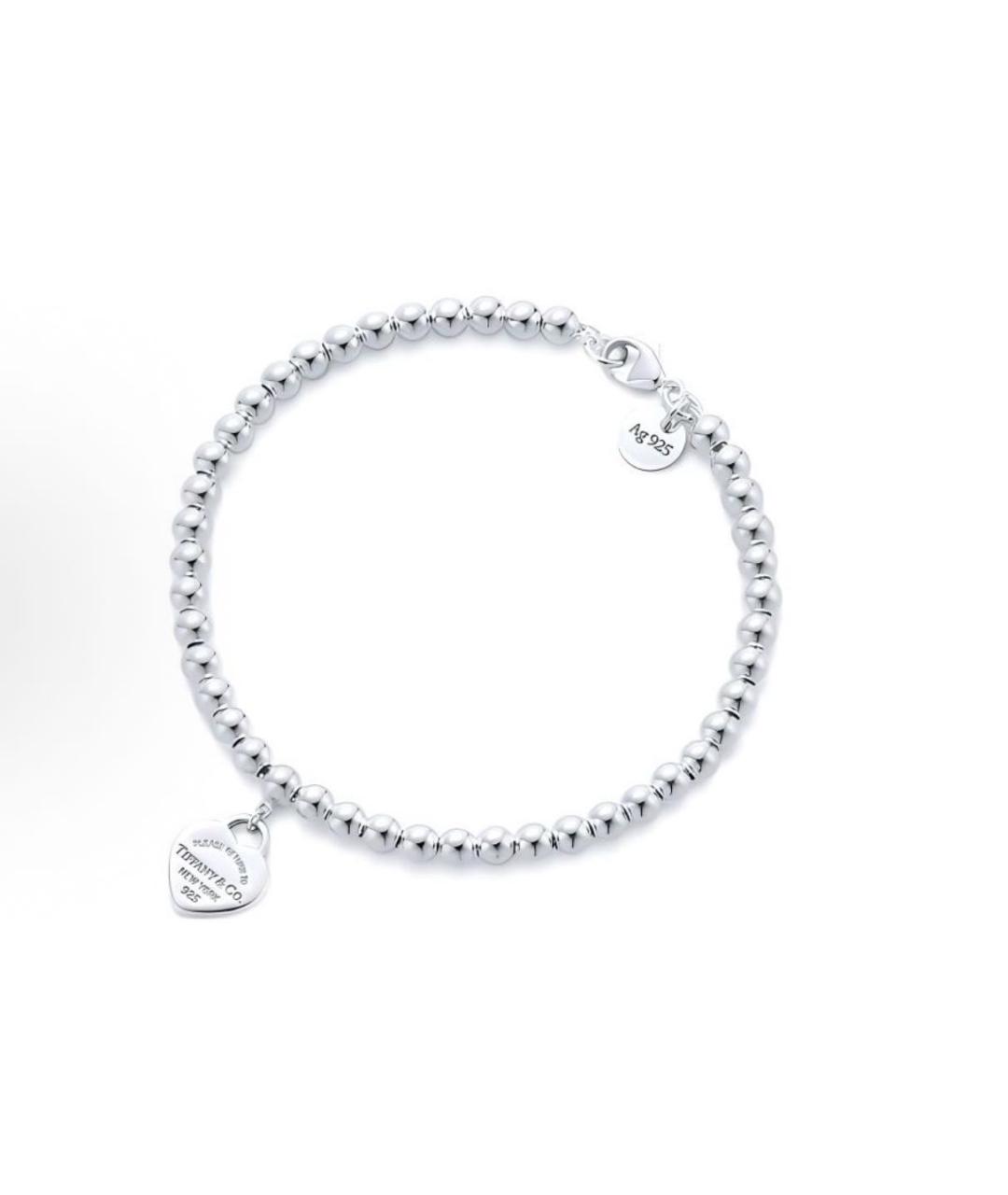 TIFFANY&CO Серебрянный серебряный браслет, фото 4