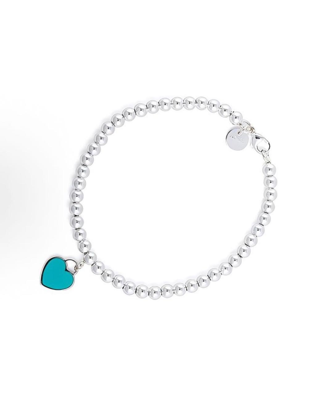 TIFFANY&CO Серебрянный серебряный браслет, фото 5