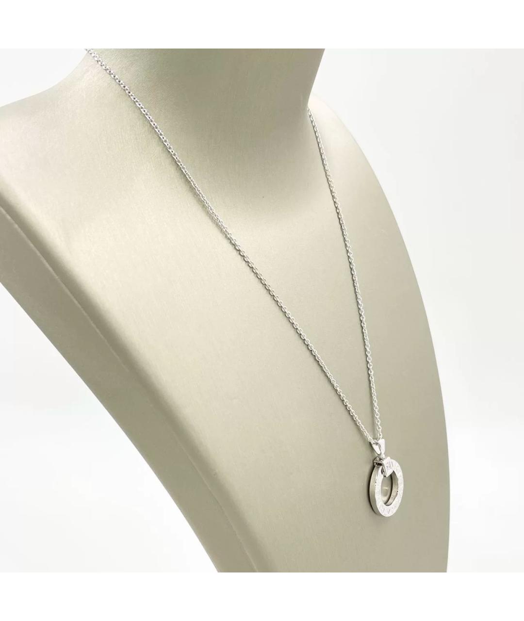 BVLGARI Серебряное колье из белого золота, фото 2