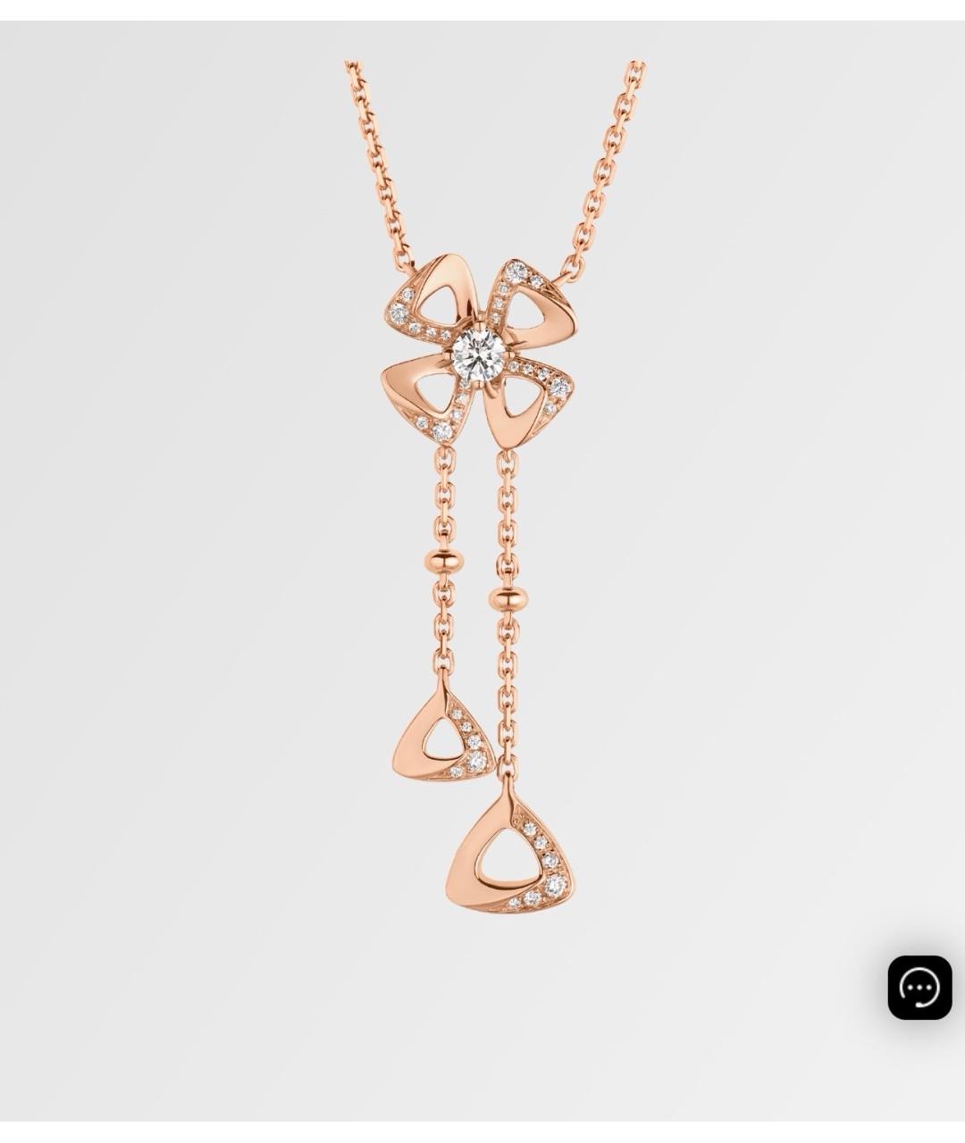 BVLGARI Золотое колье из розового золота, фото 2