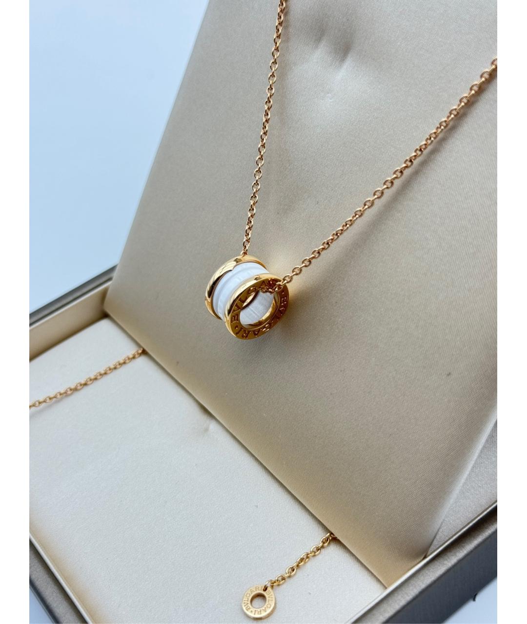 BVLGARI Золотое колье из розового золота, фото 4