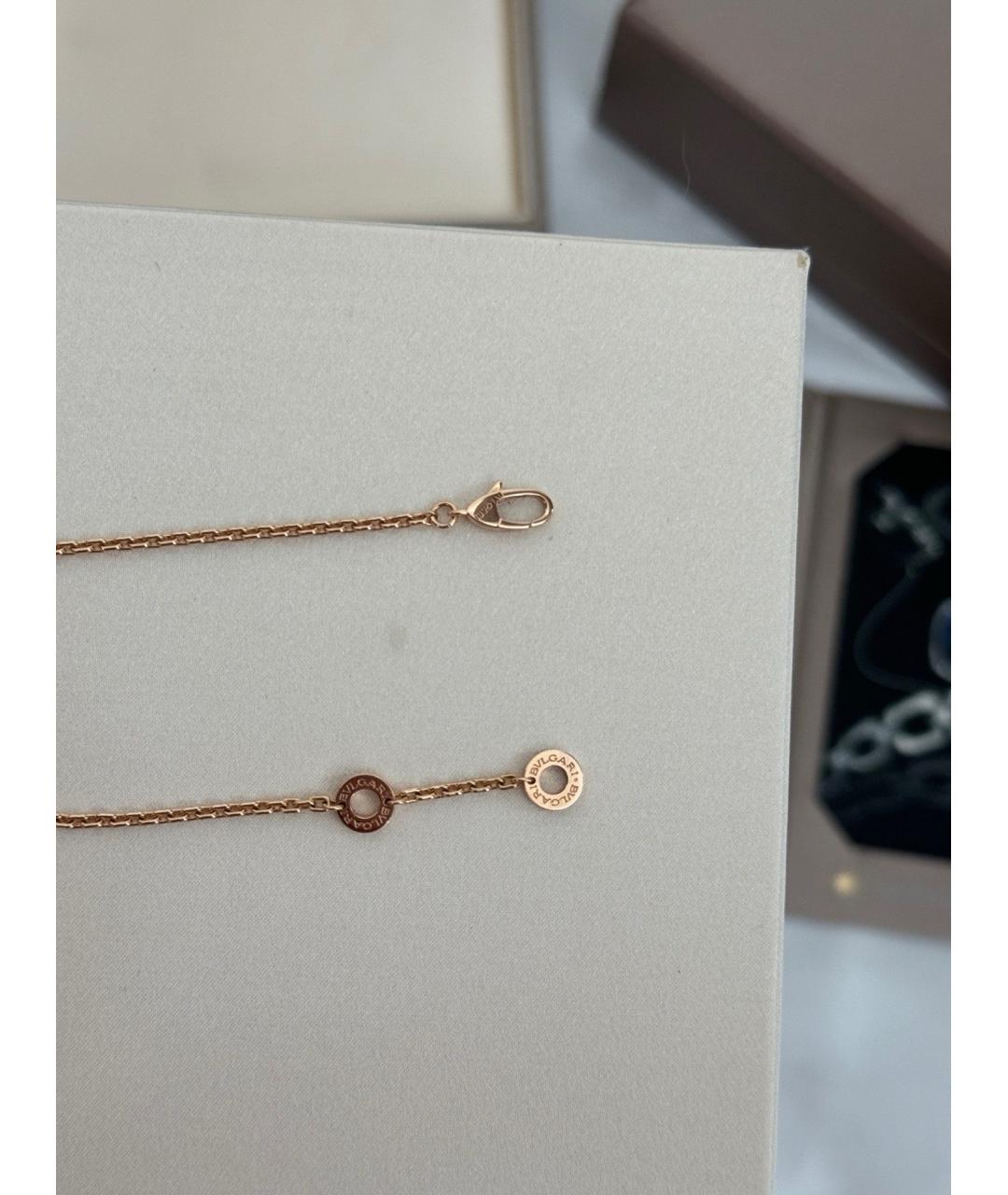 BVLGARI Золотое колье из розового золота, фото 3