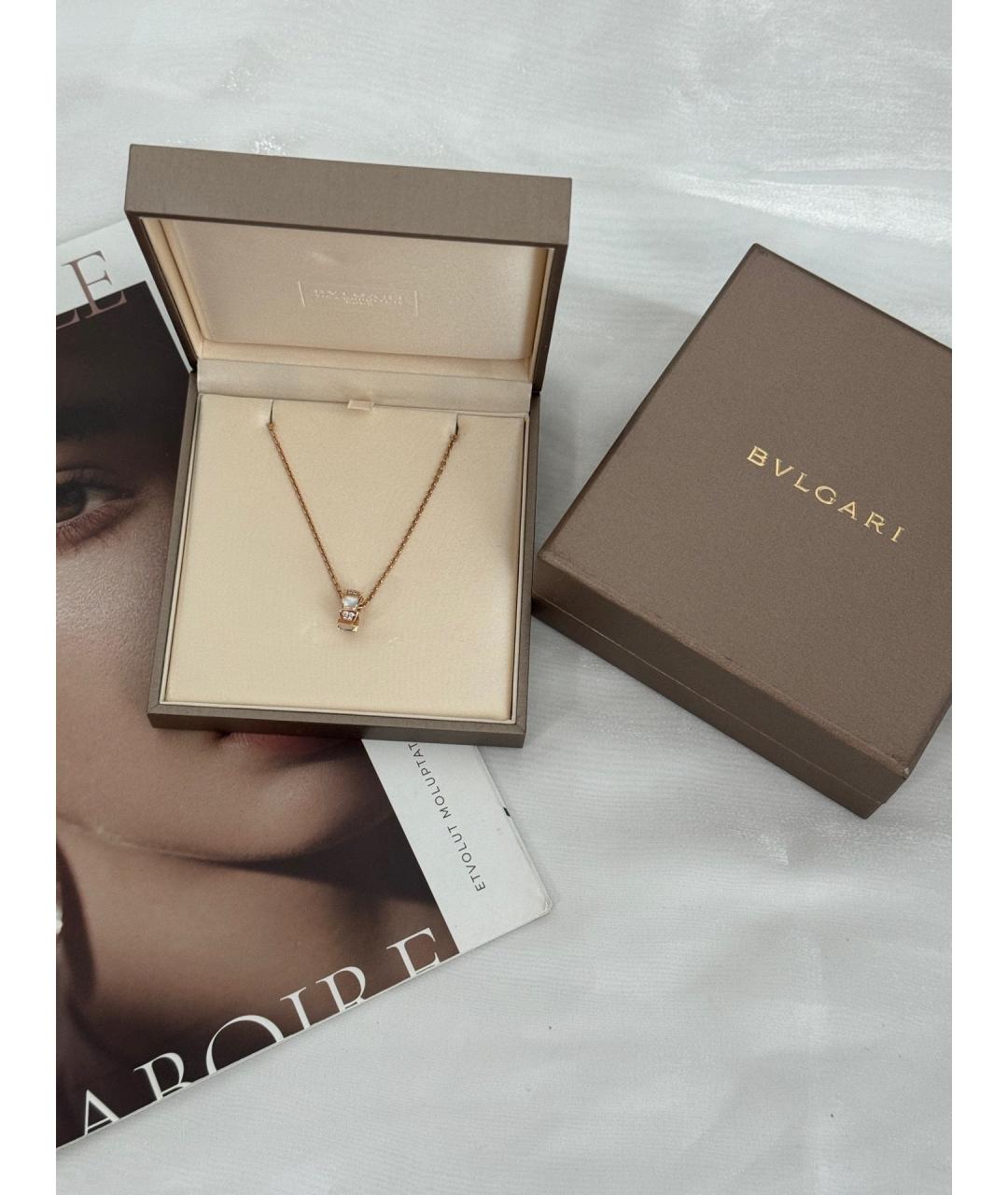 BVLGARI Золотое колье из розового золота, фото 2