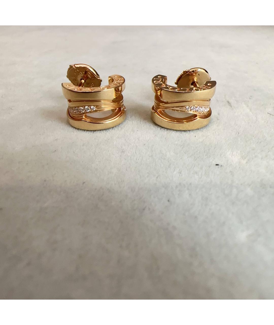 BVLGARI Золотые серьги из розового золота, фото 5