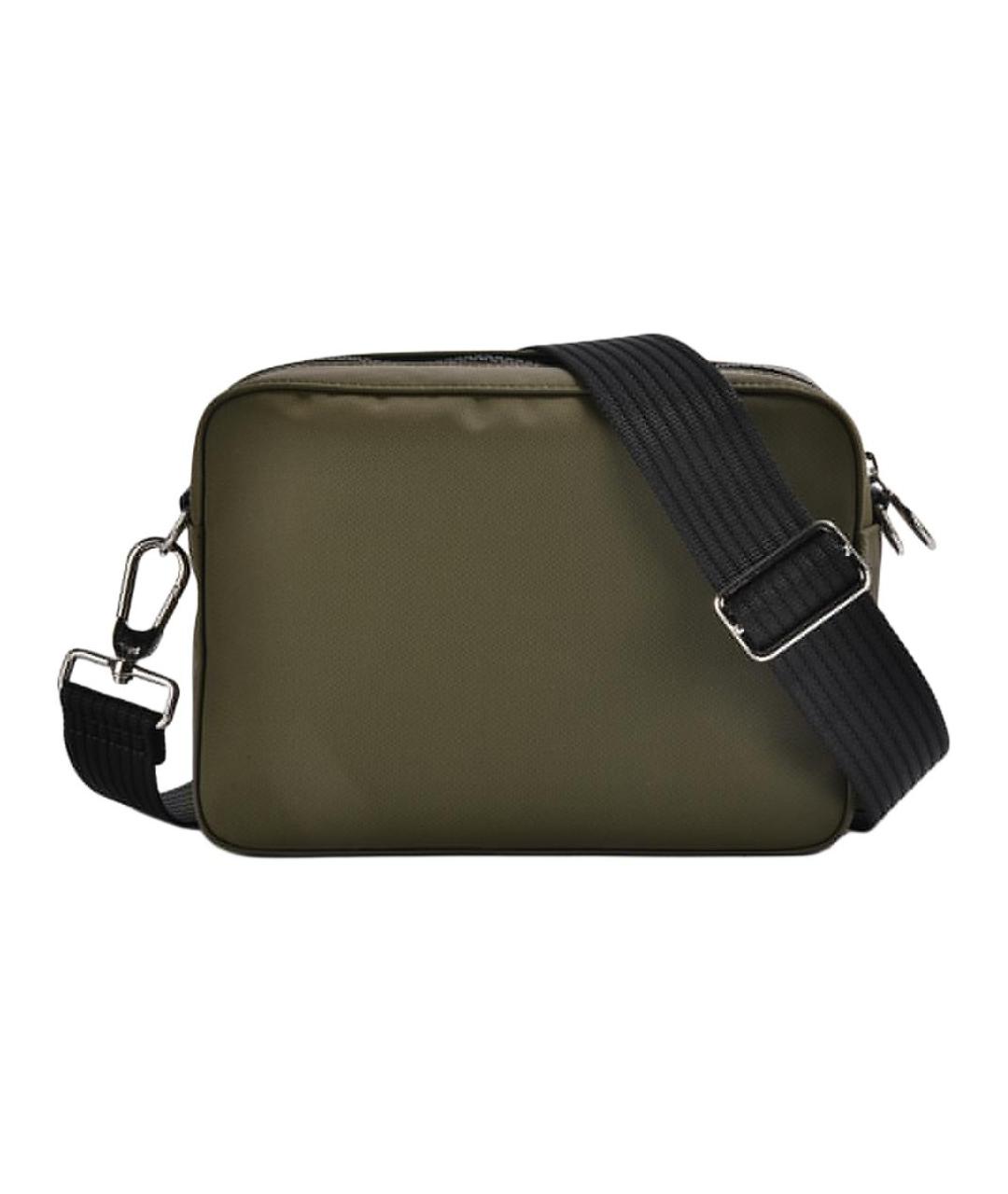 LONGCHAMP Зеленая тканевая сумка на плечо, фото 3