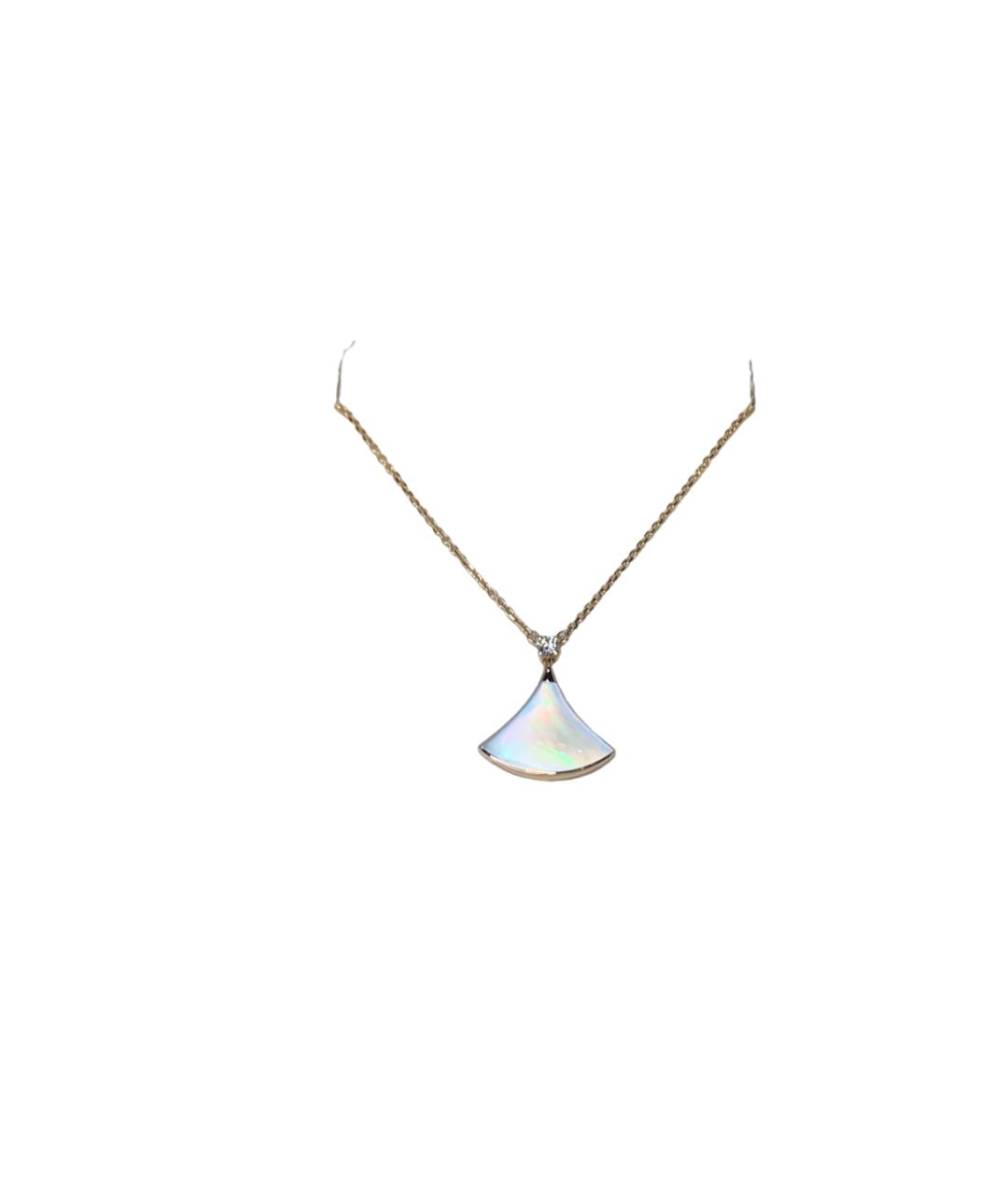 BVLGARI Золотая подвеска из розового золота, фото 1