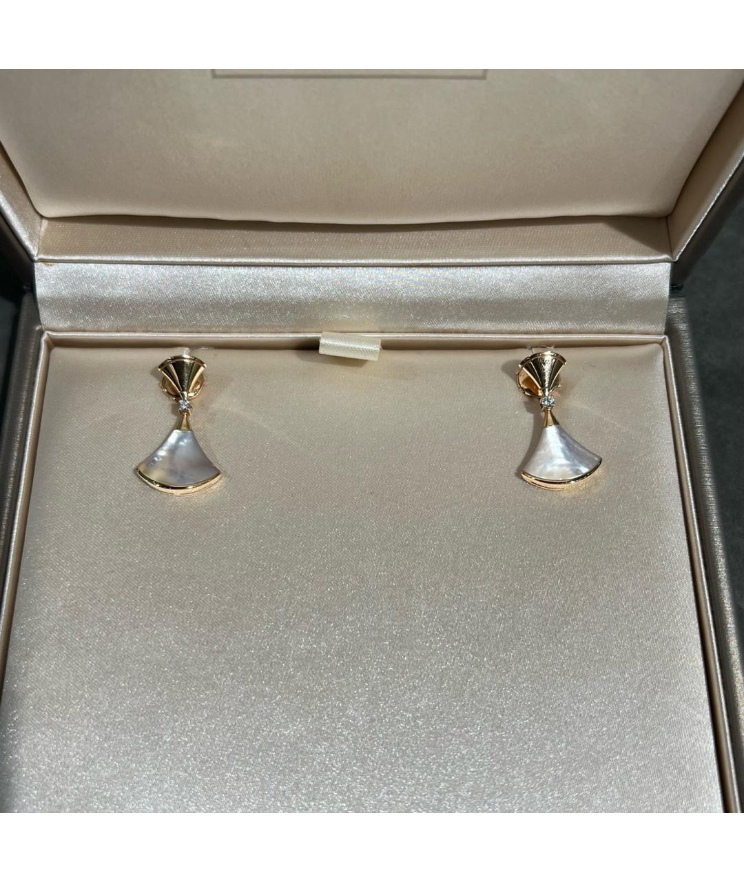 BVLGARI Золотые серьги из розового золота, фото 3