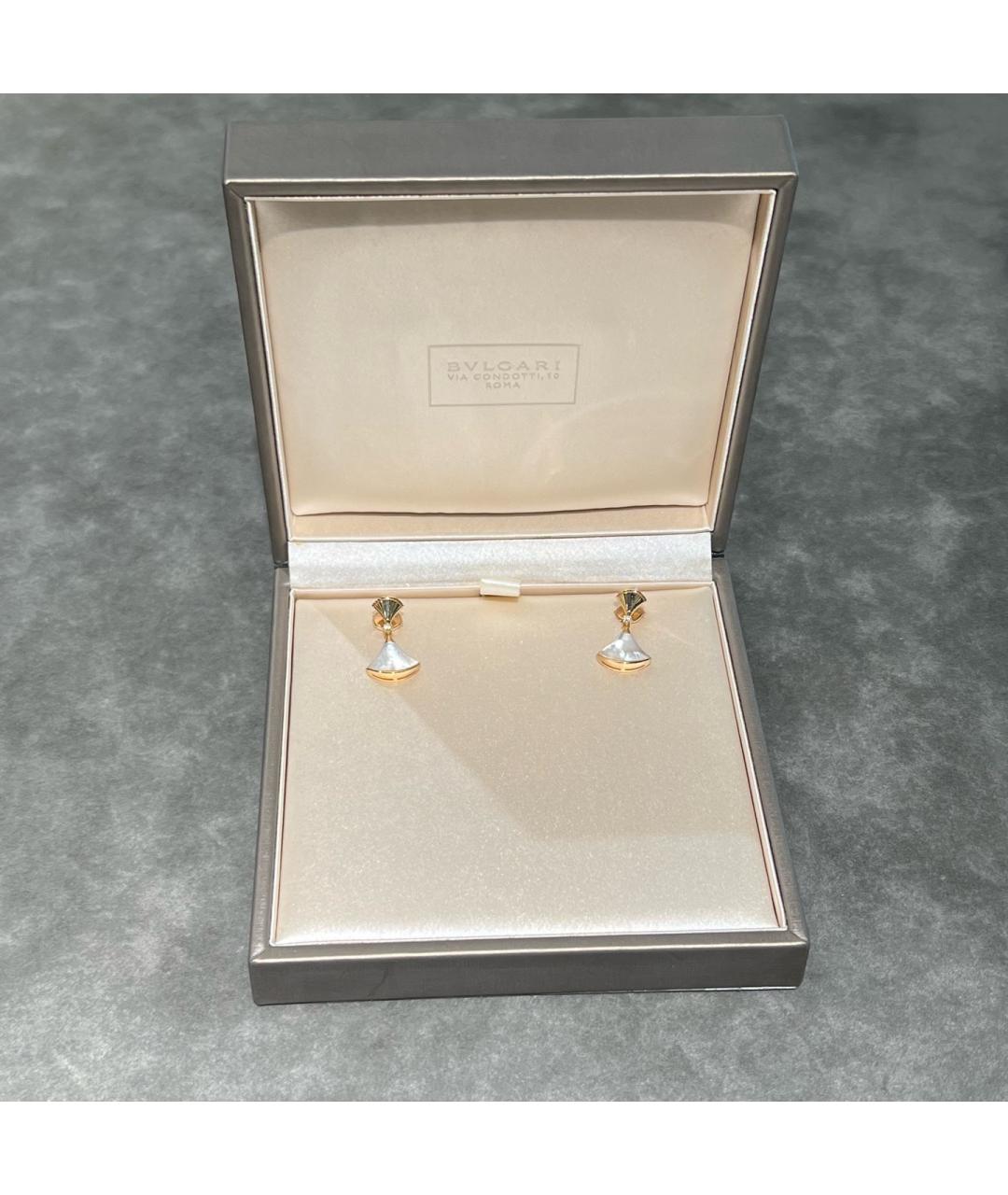 BVLGARI Золотые серьги из розового золота, фото 6