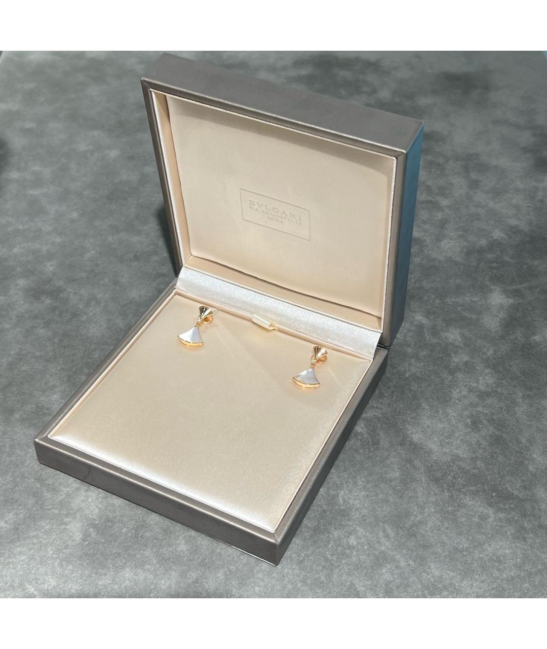 BVLGARI Золотые серьги из розового золота, фото 2