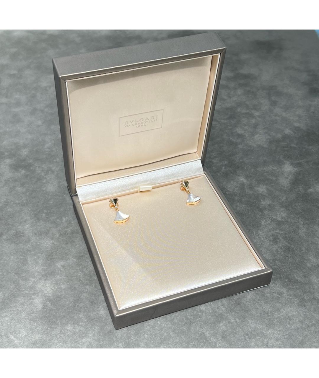 BVLGARI Золотые серьги из розового золота, фото 5