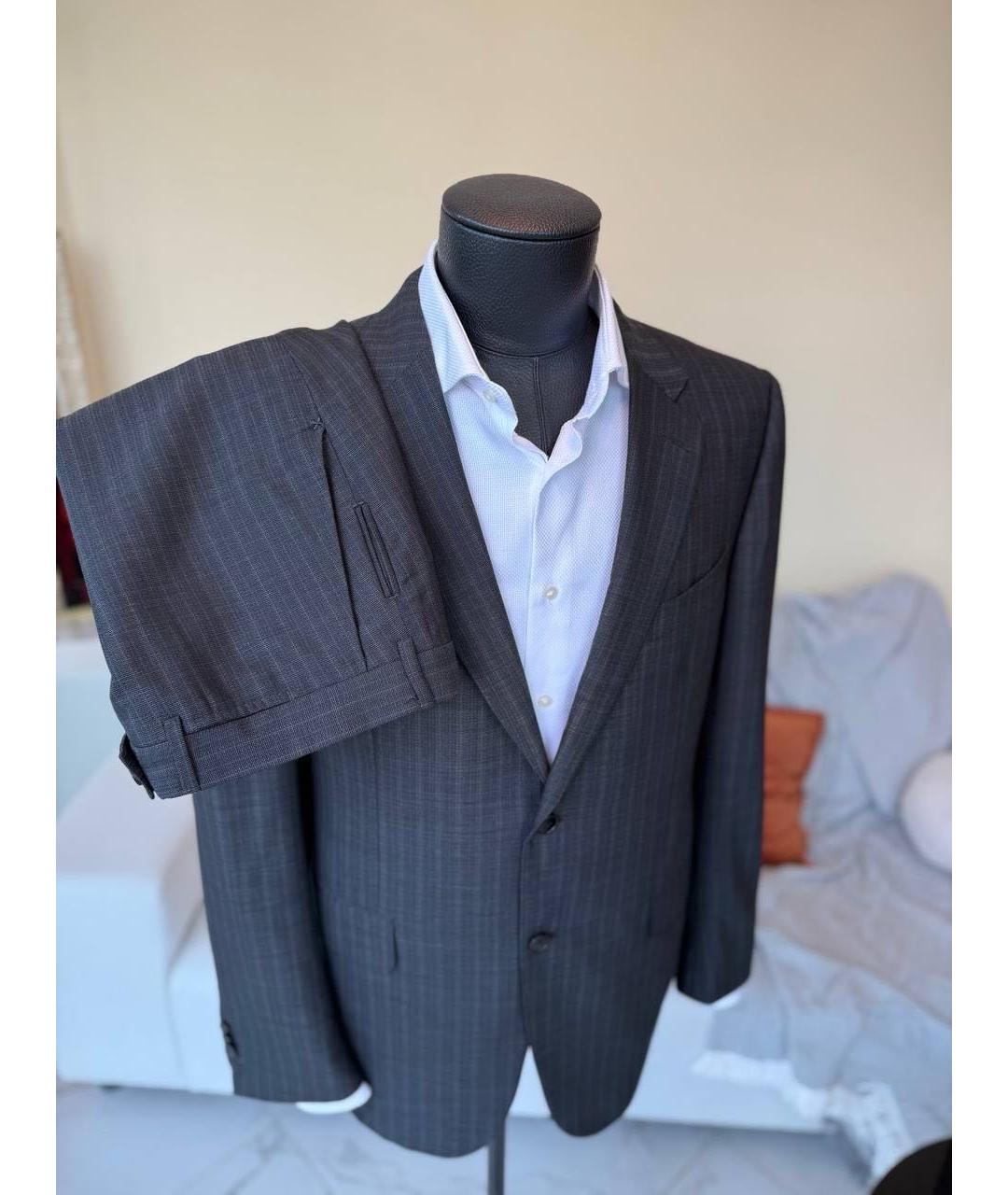 ERMENEGILDO ZEGNA XXX Антрацитовый классический костюм, фото 2