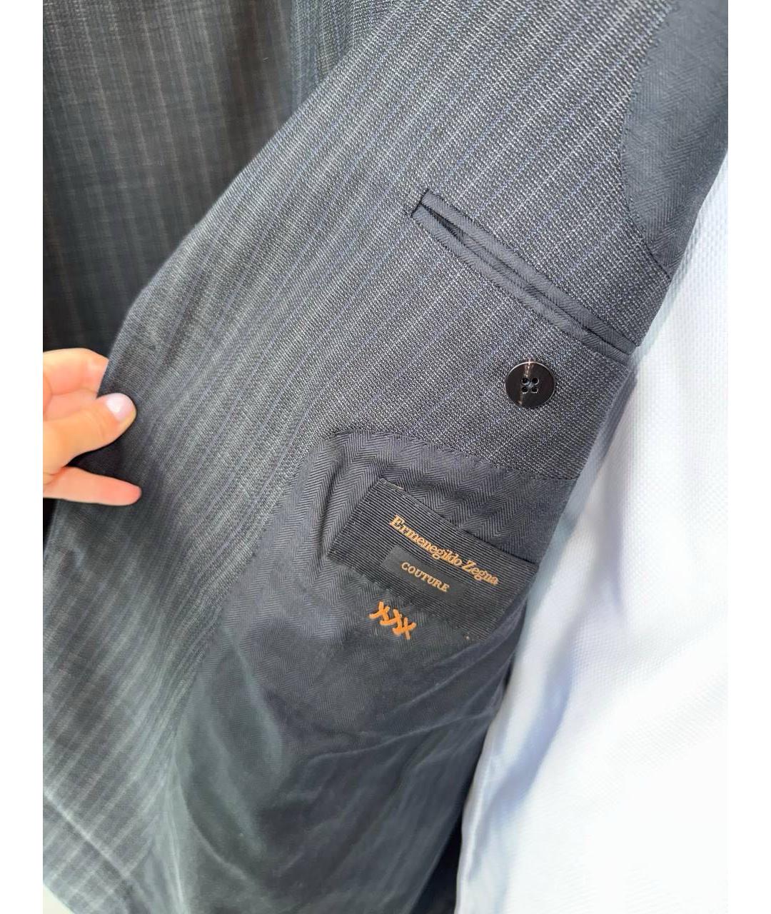 ERMENEGILDO ZEGNA XXX Антрацитовый классический костюм, фото 5