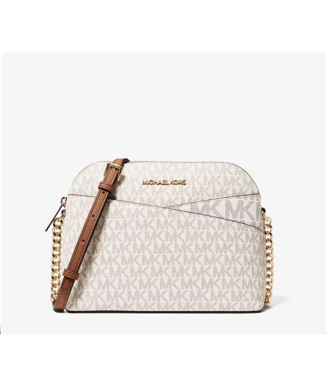 MICHAEL KORS Бежевая сумка через плечо, фото 6