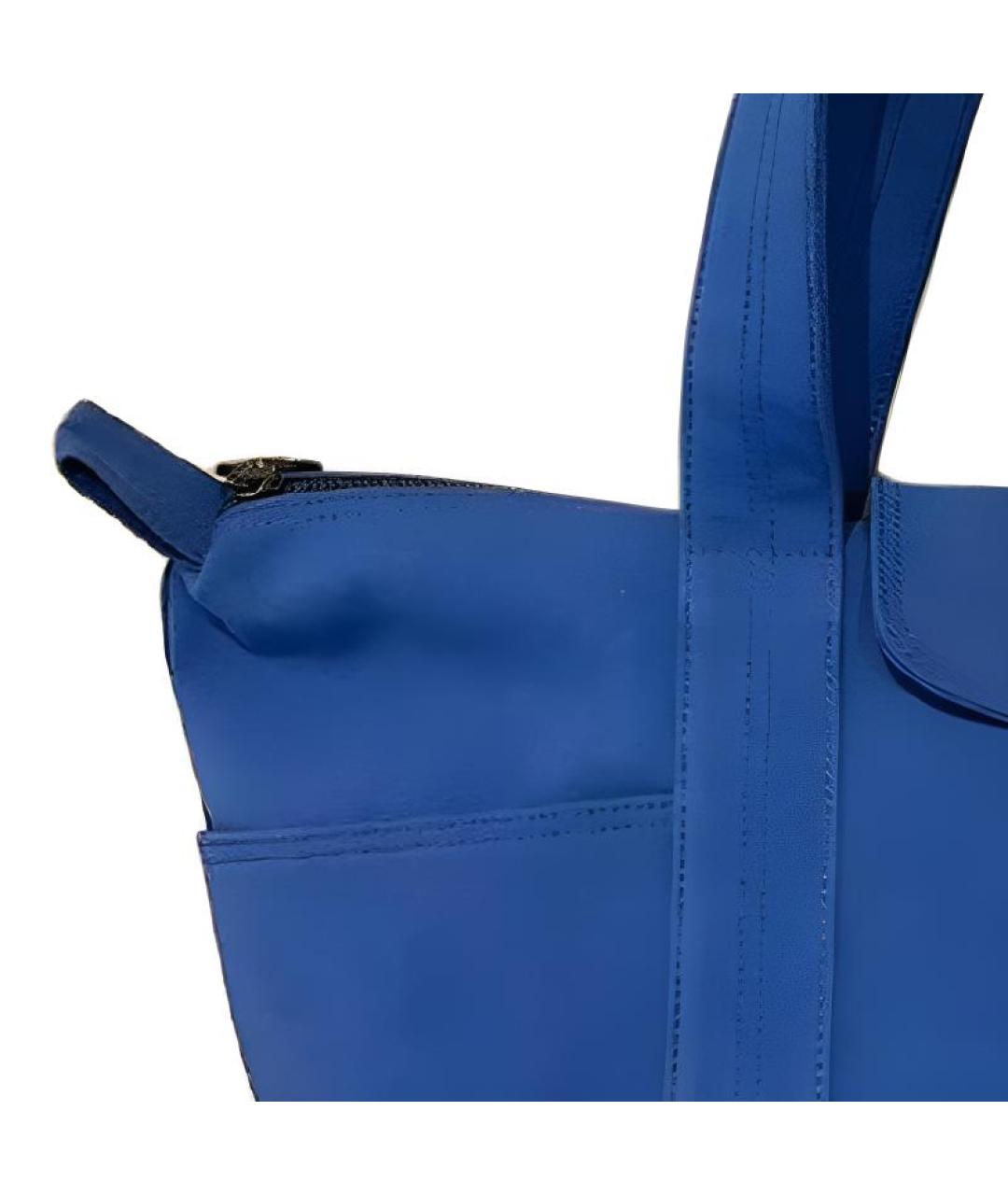 LONGCHAMP Синяя сумка тоут, фото 2