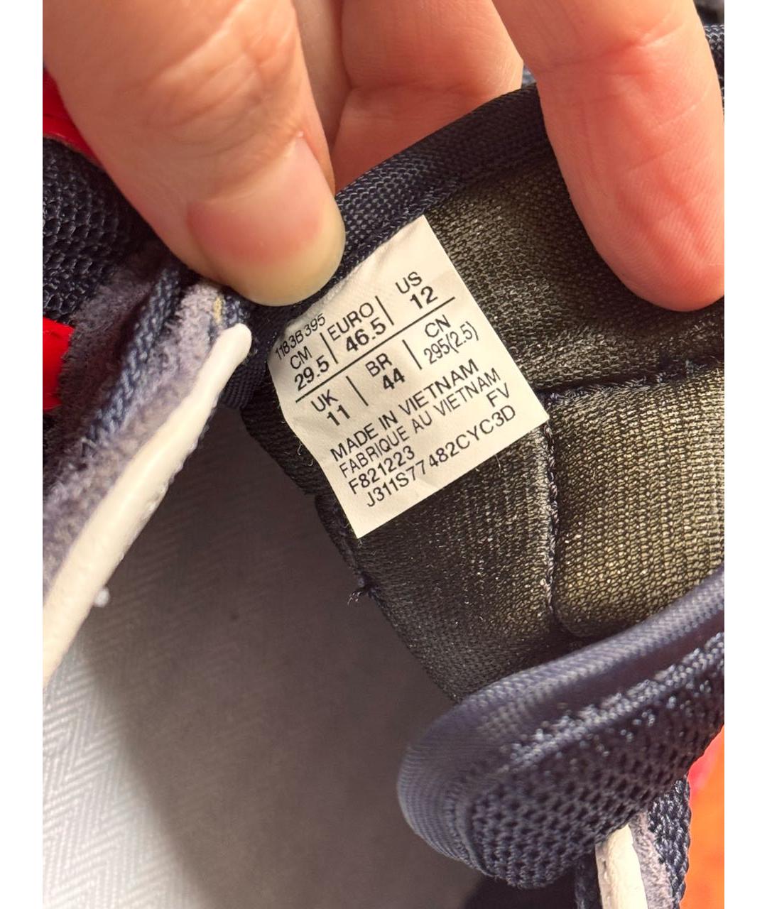 ONITSUKA TIGER Темно-синие замшевые низкие кроссовки / кеды, фото 5