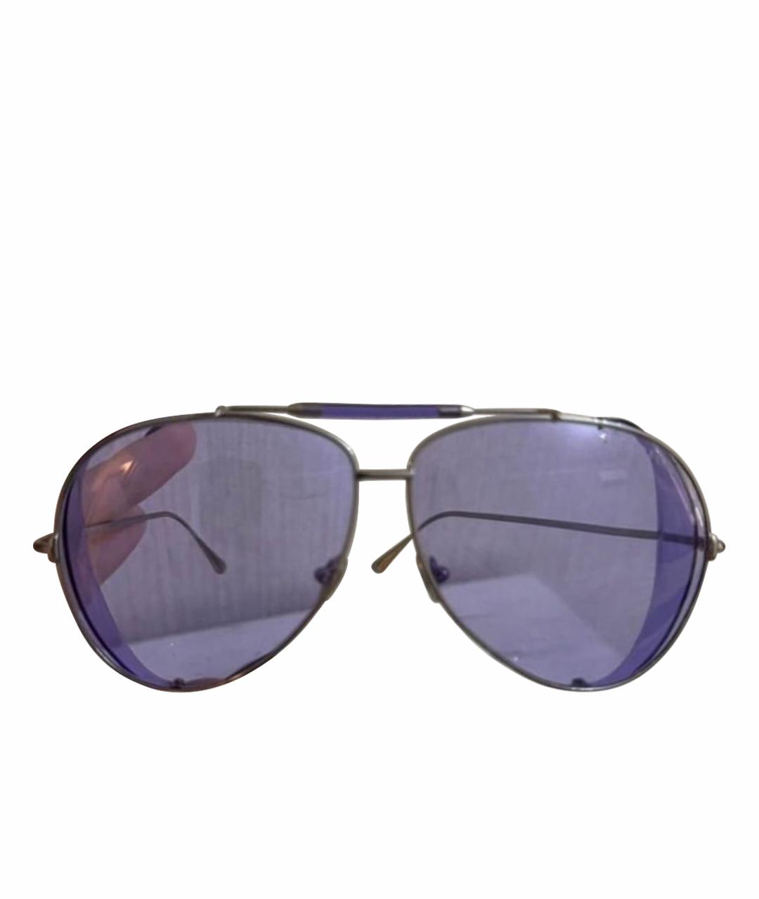TOM FORD Фиолетовые металлические солнцезащитные очки, фото 1