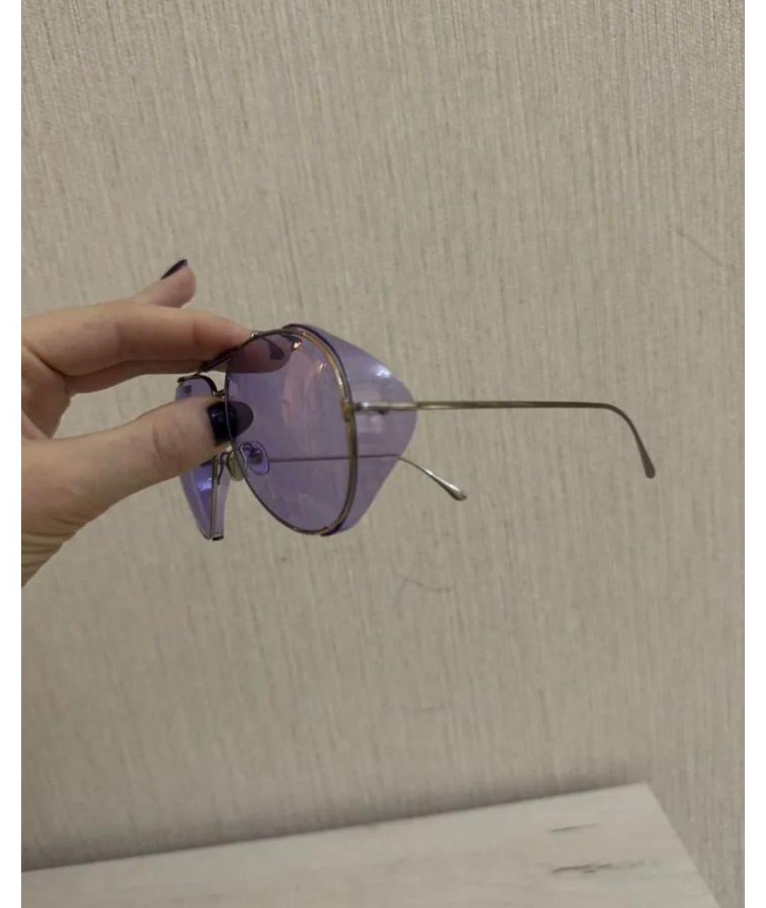 TOM FORD Фиолетовые металлические солнцезащитные очки, фото 4