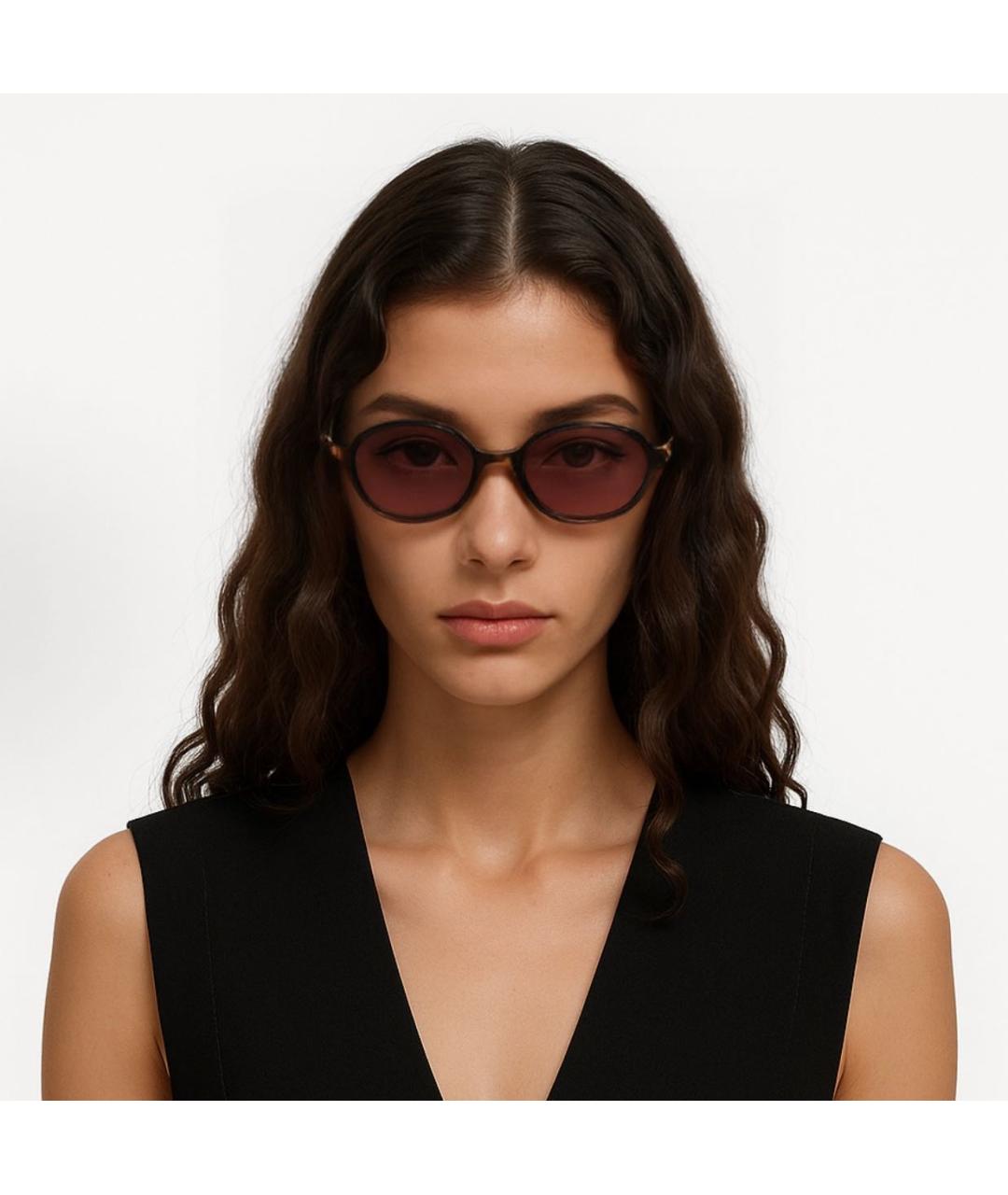 MIU MIU Розовые пластиковые солнцезащитные очки, фото 5