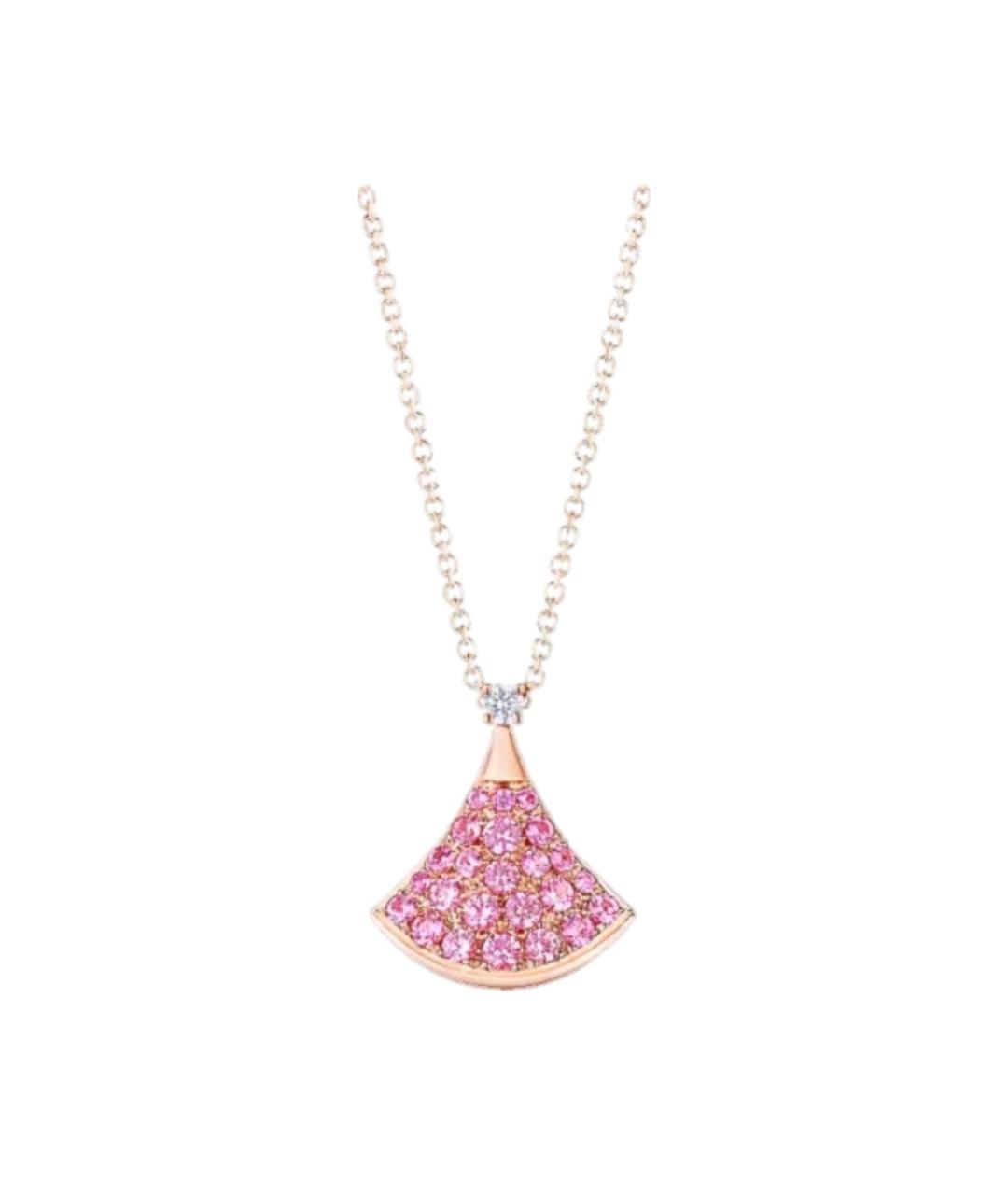 BVLGARI Золотая подвеска из розового золота, фото 1