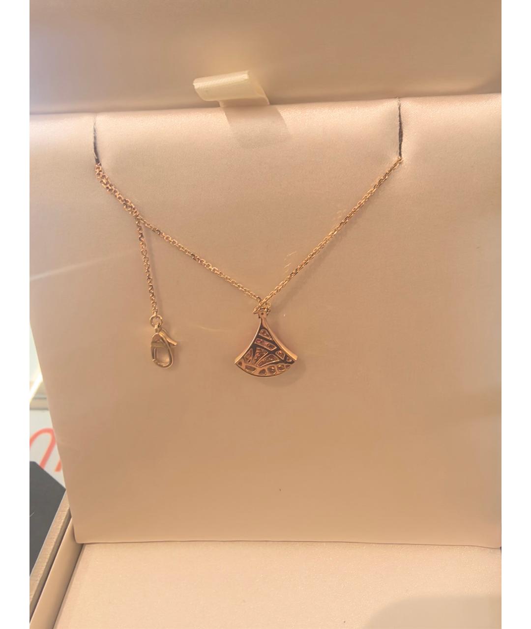 BVLGARI Золотая подвеска из розового золота, фото 3