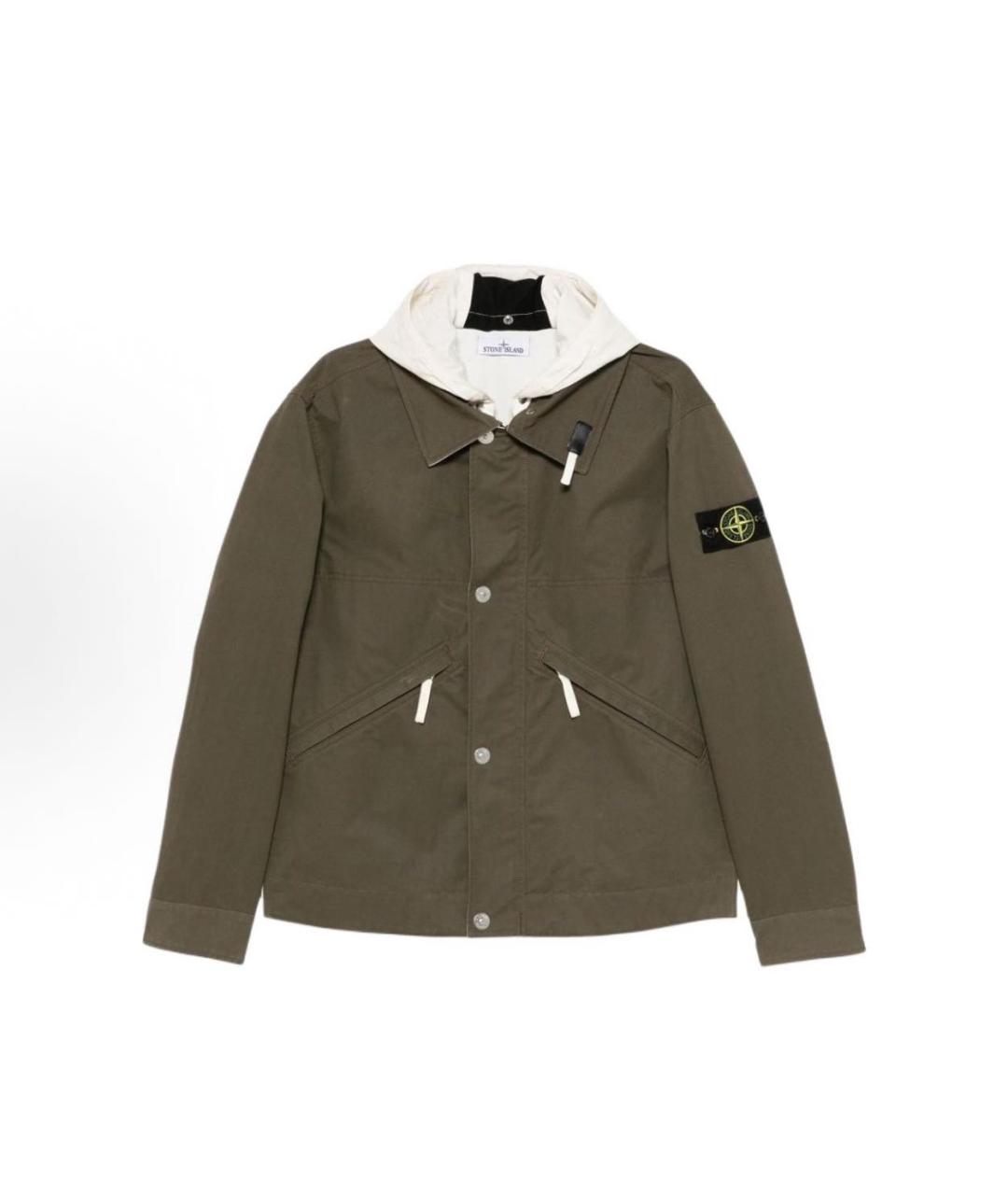 STONE ISLAND Хаки куртка, фото 6