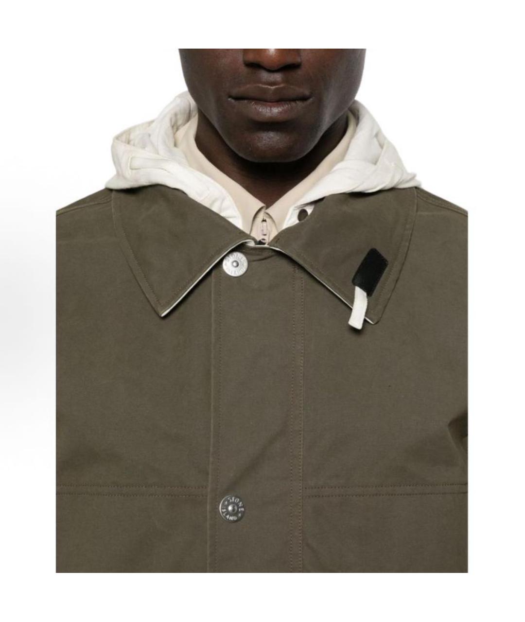 STONE ISLAND Хаки куртка, фото 5