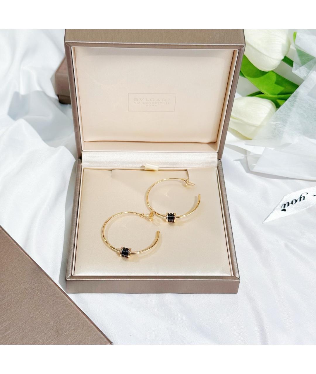 BVLGARI Золотые серьги из розового золота, фото 2