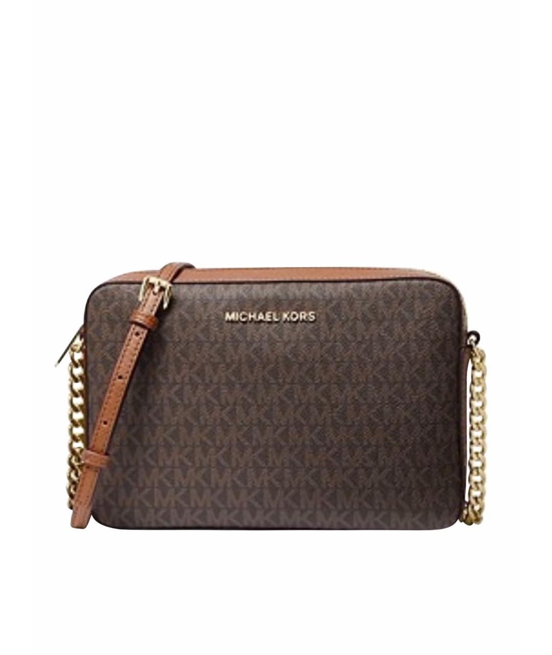 MICHAEL KORS Коричневая сумка через плечо, фото 1