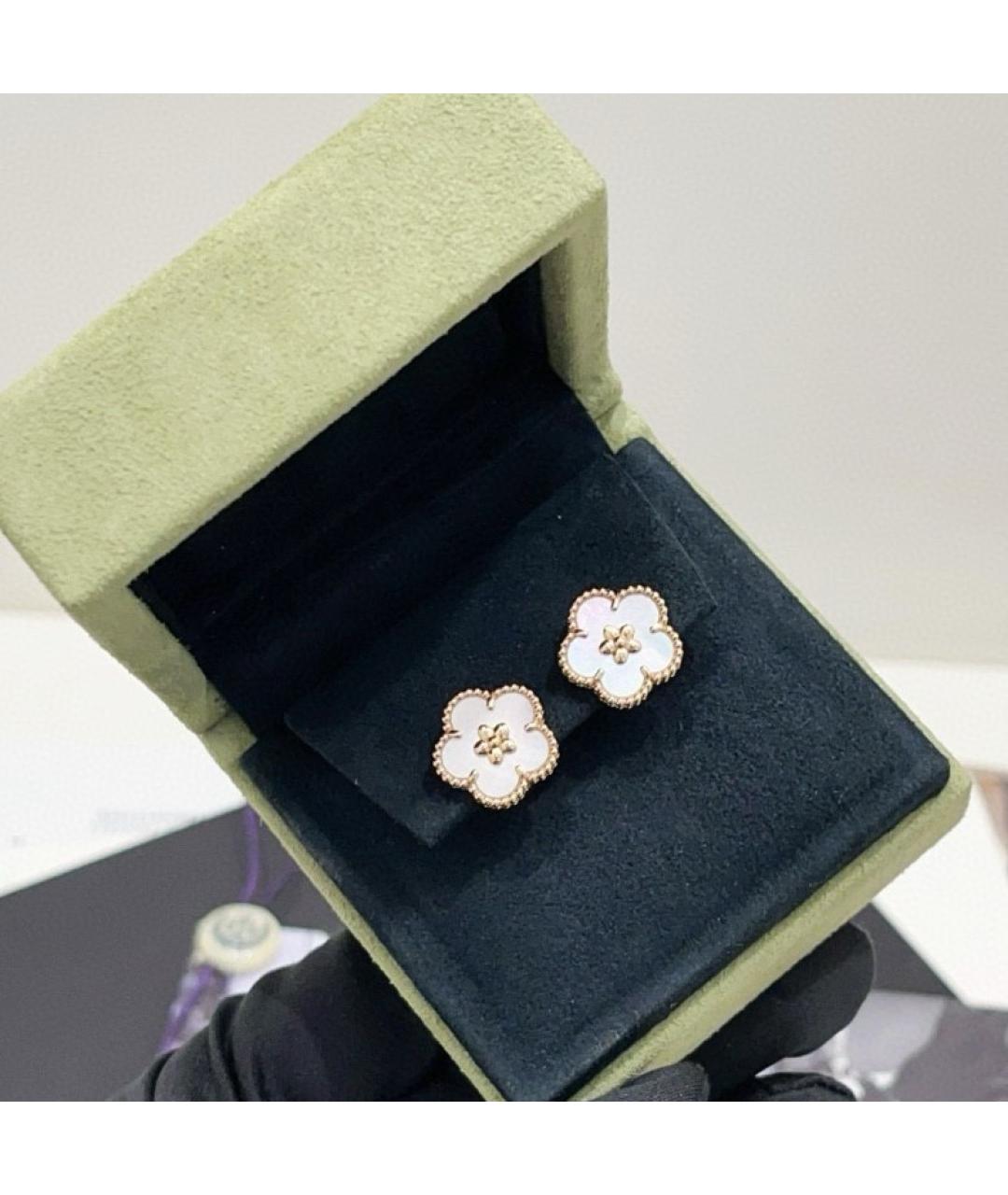 VAN CLEEF & ARPELS Золотые серьги из розового золота, фото 4