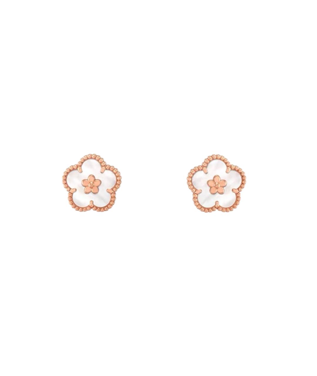 VAN CLEEF & ARPELS Золотые серьги из розового золота, фото 1