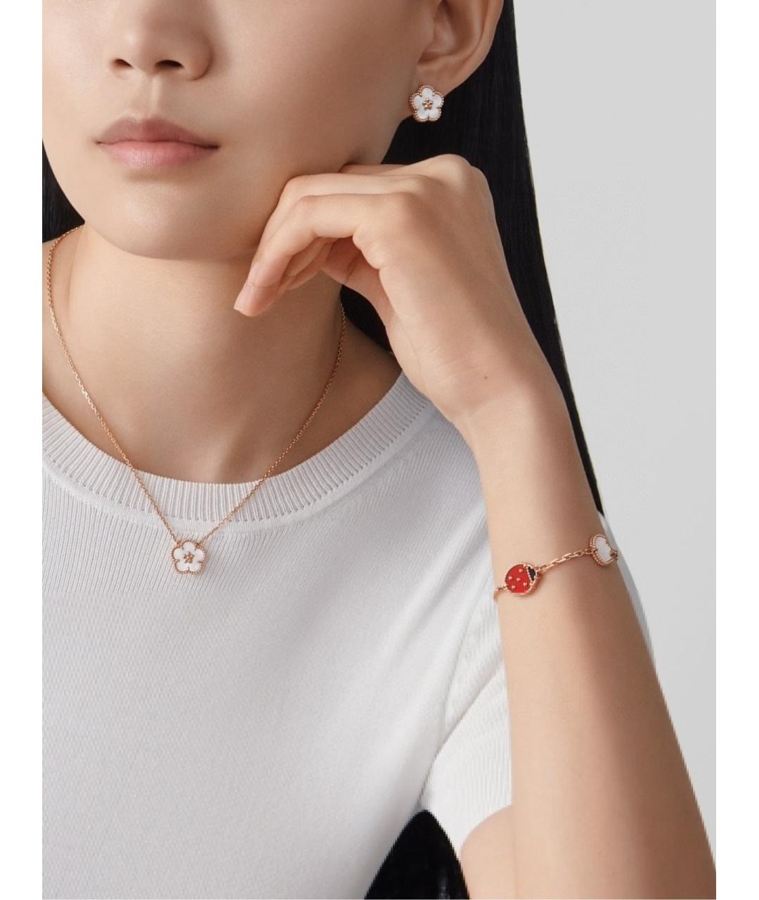 VAN CLEEF & ARPELS Золотые серьги из розового золота, фото 5