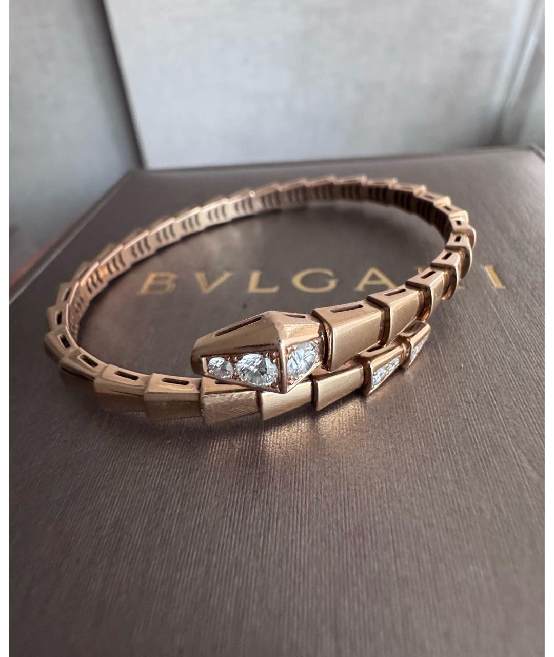 BVLGARI Золотой браслет из розового золота, фото 5