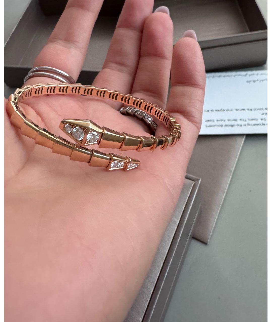 BVLGARI Золотой браслет из розового золота, фото 6
