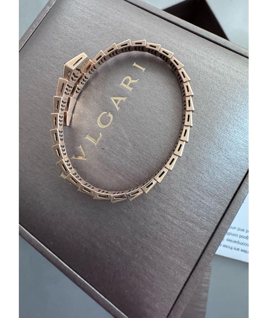 BVLGARI Золотой браслет из розового золота, фото 3