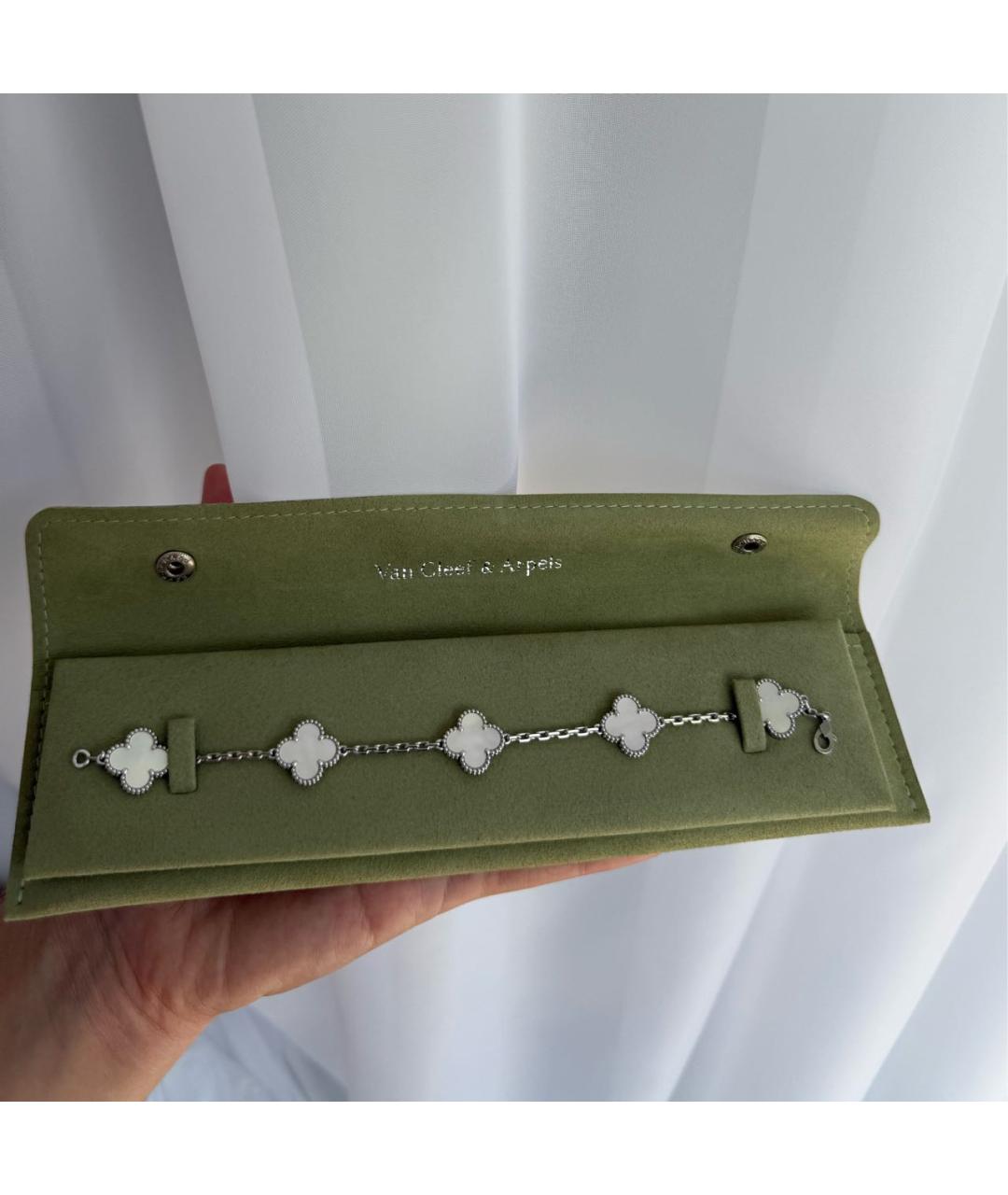 VAN CLEEF & ARPELS Белый браслет из белого золота, фото 8