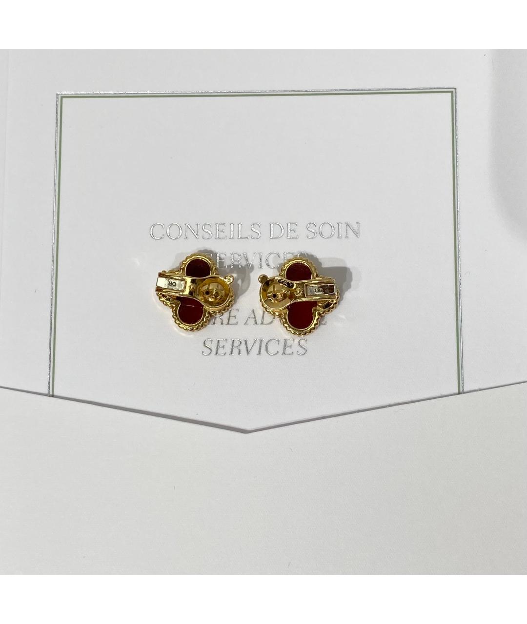 VAN CLEEF & ARPELS Красные серьги, фото 5