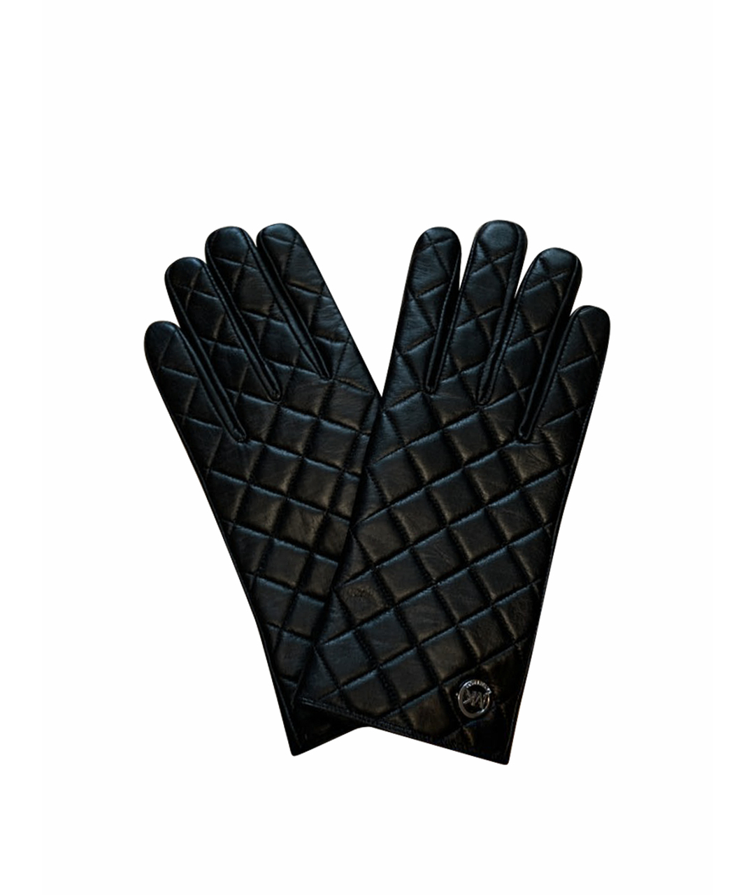 MICHAEL KORS Черные кожаные перчатки, фото 1