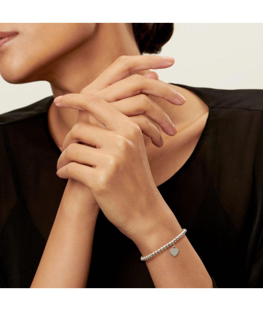 TIFFANY&CO Серебрянный серебряный браслет, фото 6