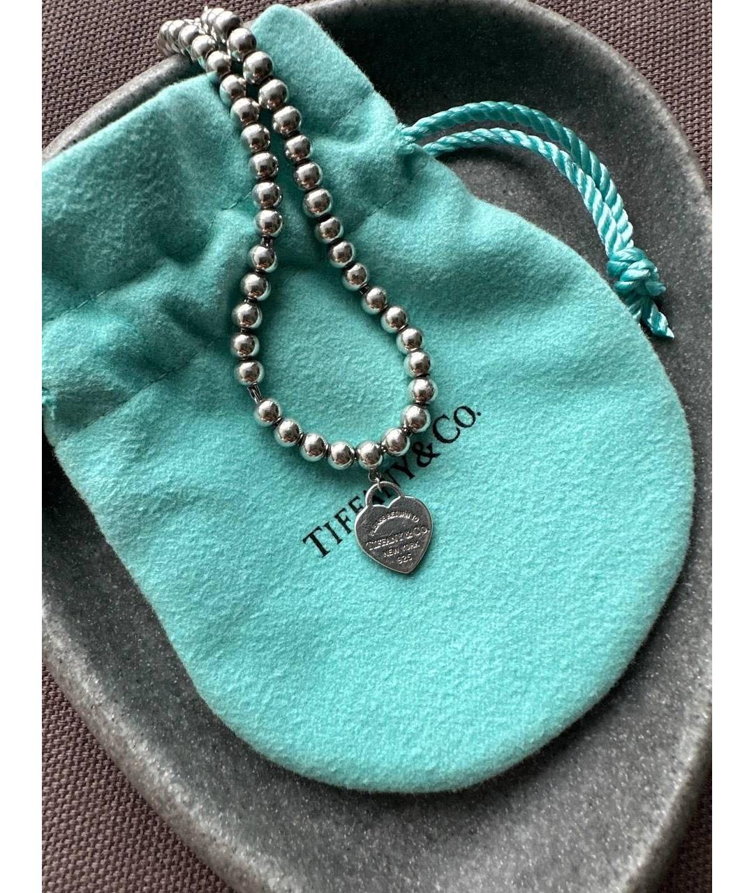 TIFFANY&CO Серебрянный серебряный браслет, фото 3