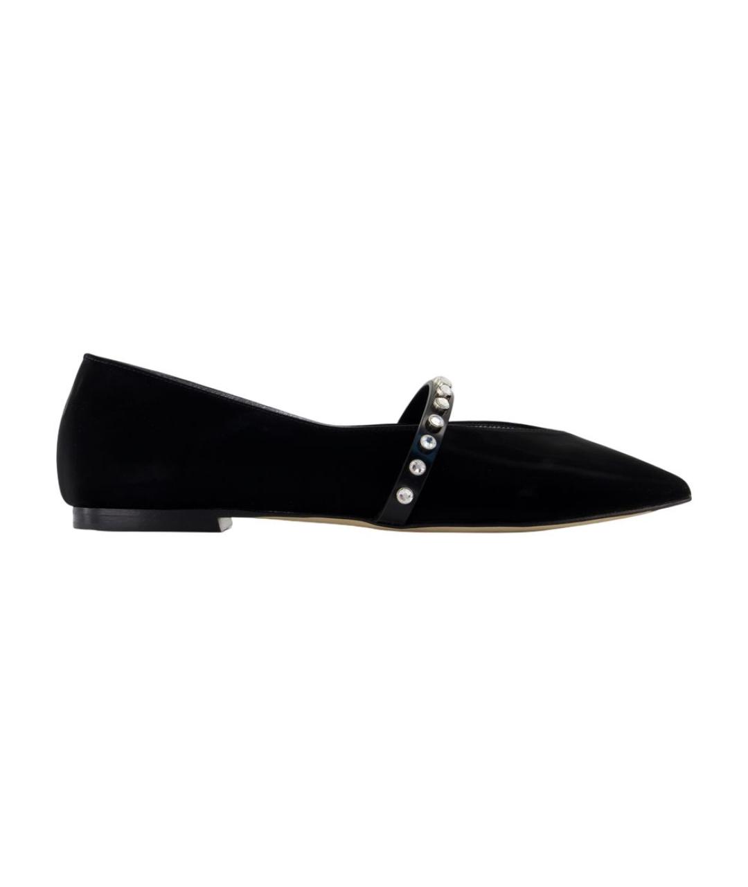 ALEXANDER MCQUEEN Черные балетки, фото 1