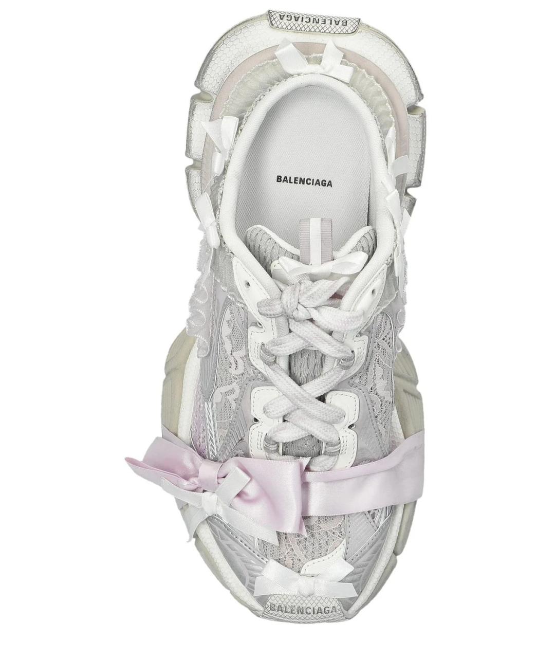 BALENCIAGA Белые синтетические кроссовки, фото 4