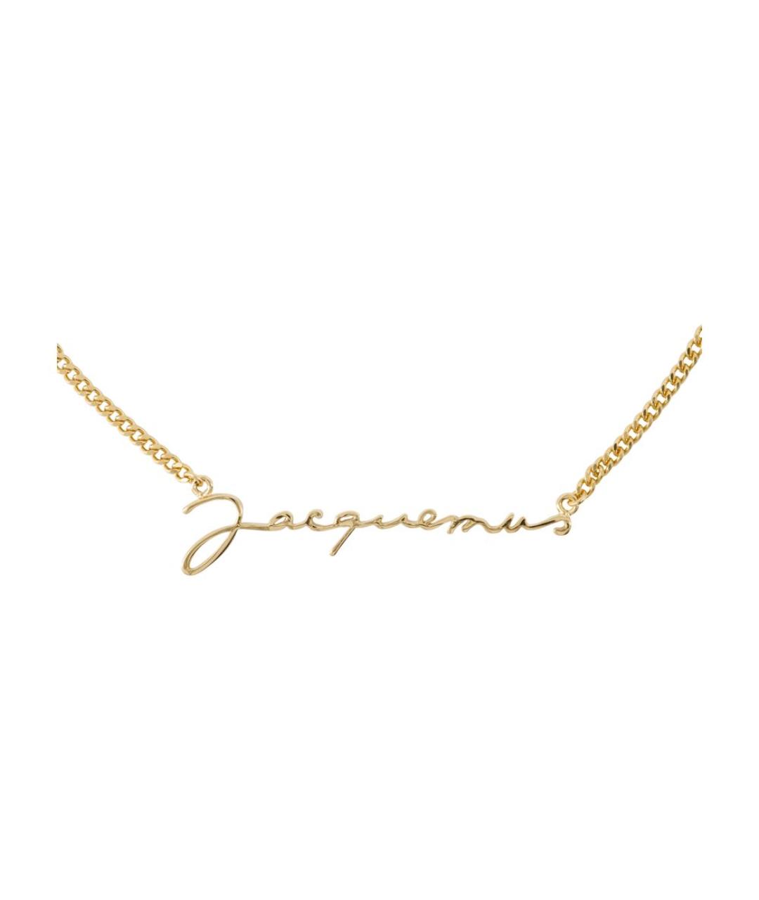 JACQUEMUS Золотая металлическая подвеска, фото 2