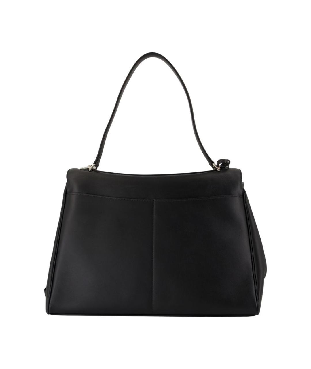 BALENCIAGA Черная кожаная сумка тоут, фото 3