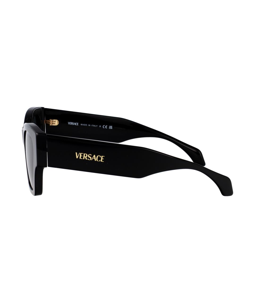 VERSACE Черные солнцезащитные очки, фото 3