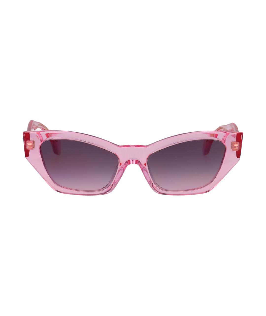 VERSACE Розовые солнцезащитные очки, фото 1