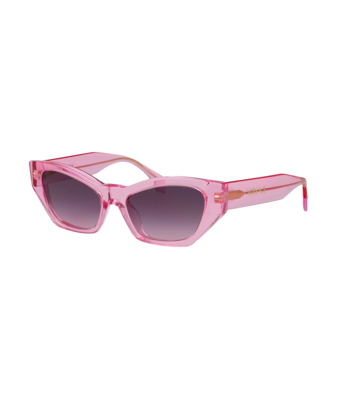 VERSACE Розовые солнцезащитные очки, фото 2